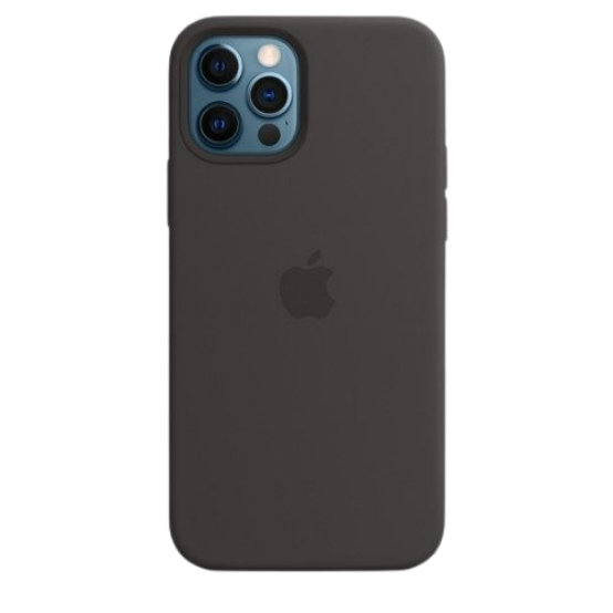 Apple silicone case with MagSafe iPhone 12/12 Pro (Original Quality) Black